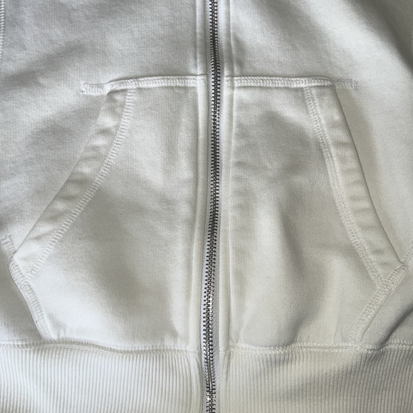 Nike White Hooded Zip Up Jacket - Picture 4 of 8